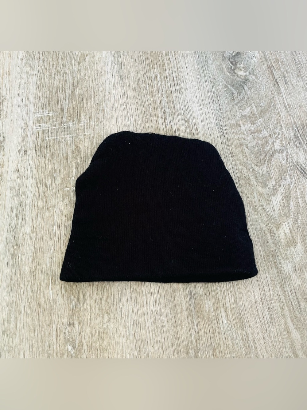 Black Ribbed Knit Beanie Hat – Classic Warm Winter Unisex Stretch Cap
